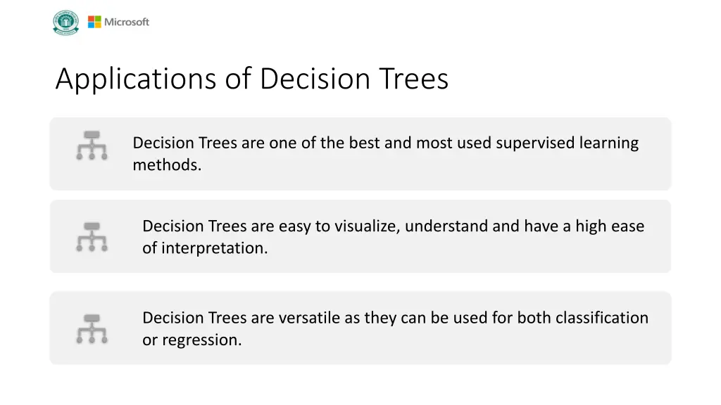 applications of decision trees