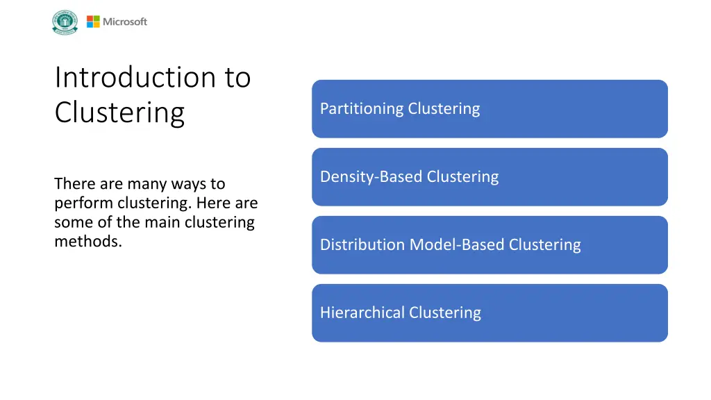 introduction to clustering 1