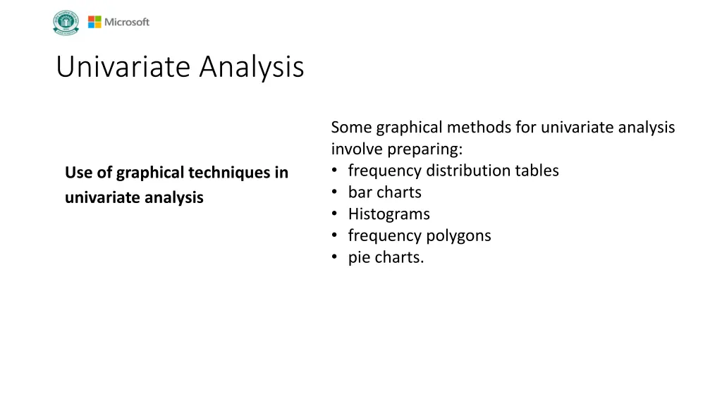 univariate analysis 2