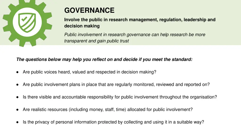 governance