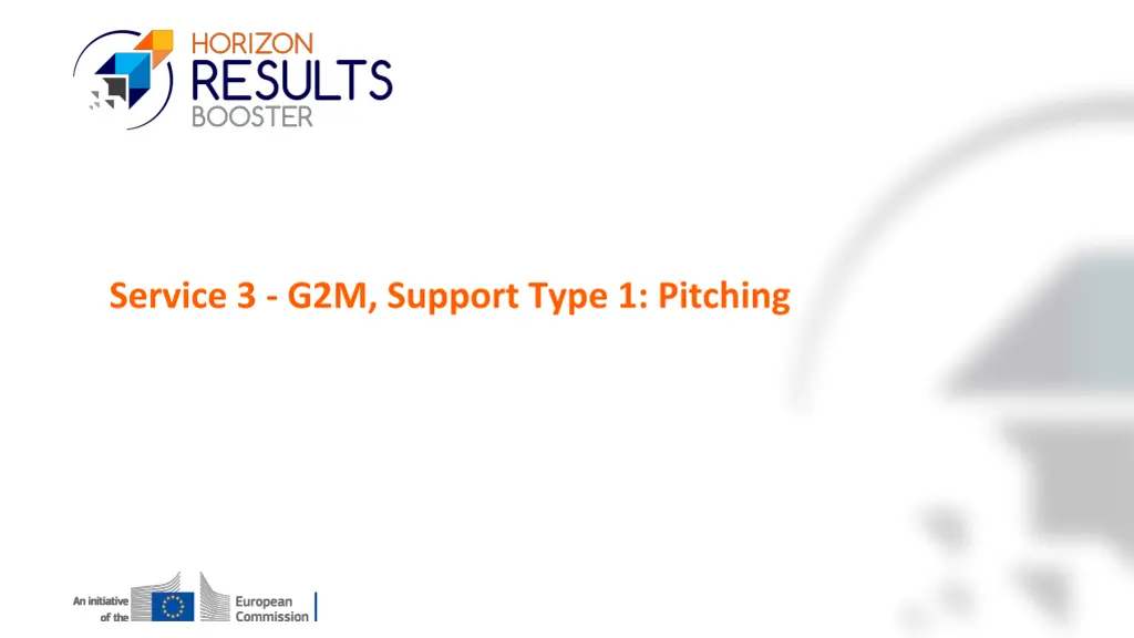 service 3 g2m support type 1 pitching