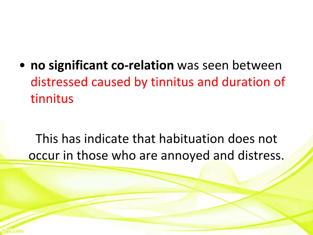 no significant co relation was seen between