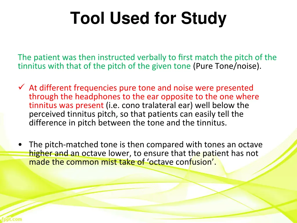 tool used for study 2