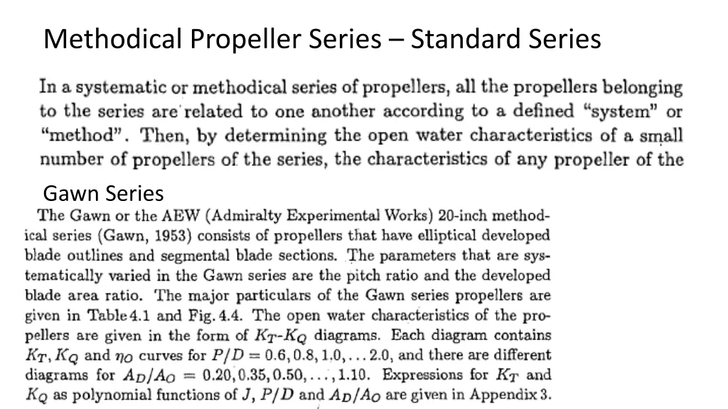 methodical propeller series standard series