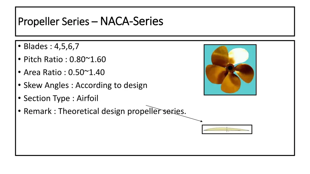 propeller series propeller series naca