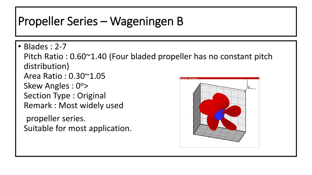 propeller series propeller series wageningen b