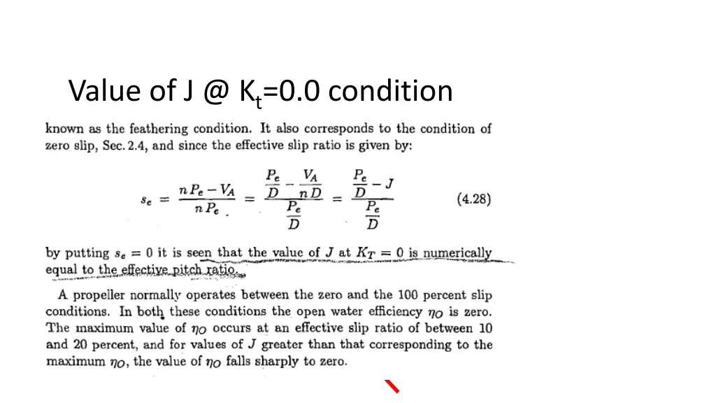 value of j @ k t 0 0 condition