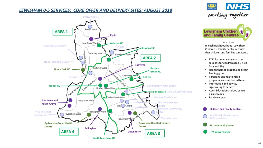 lewisham 0 5 services core offer and delivery