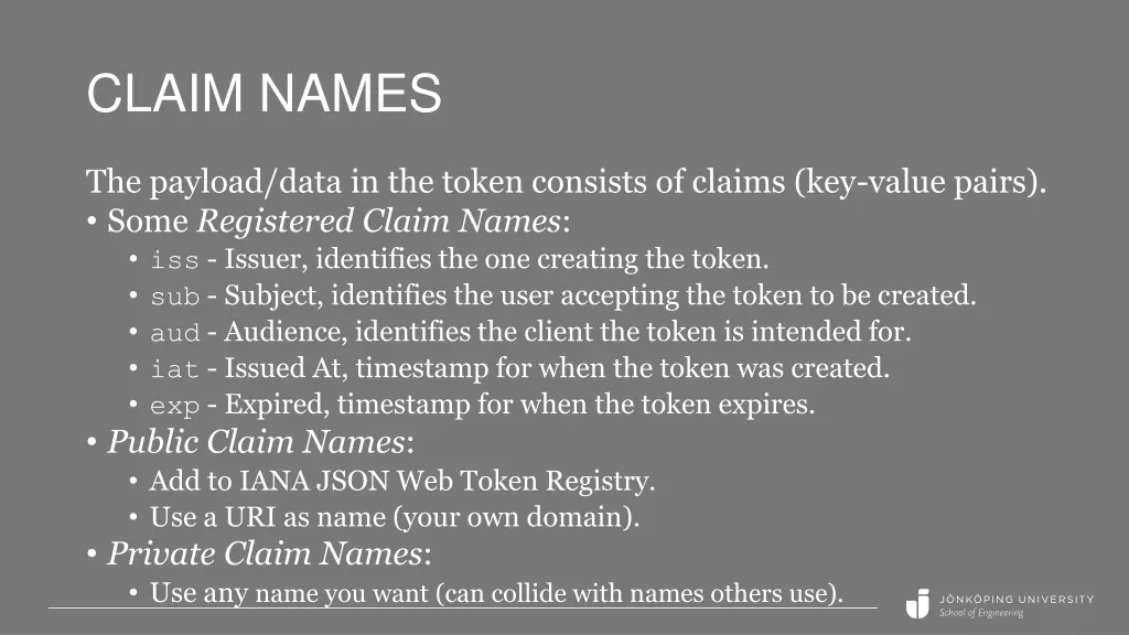 claim names