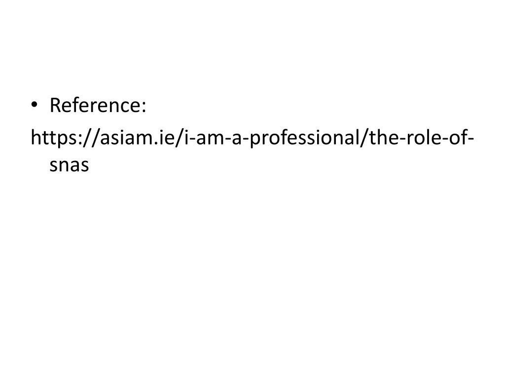 reference https asiam ie i am a professional