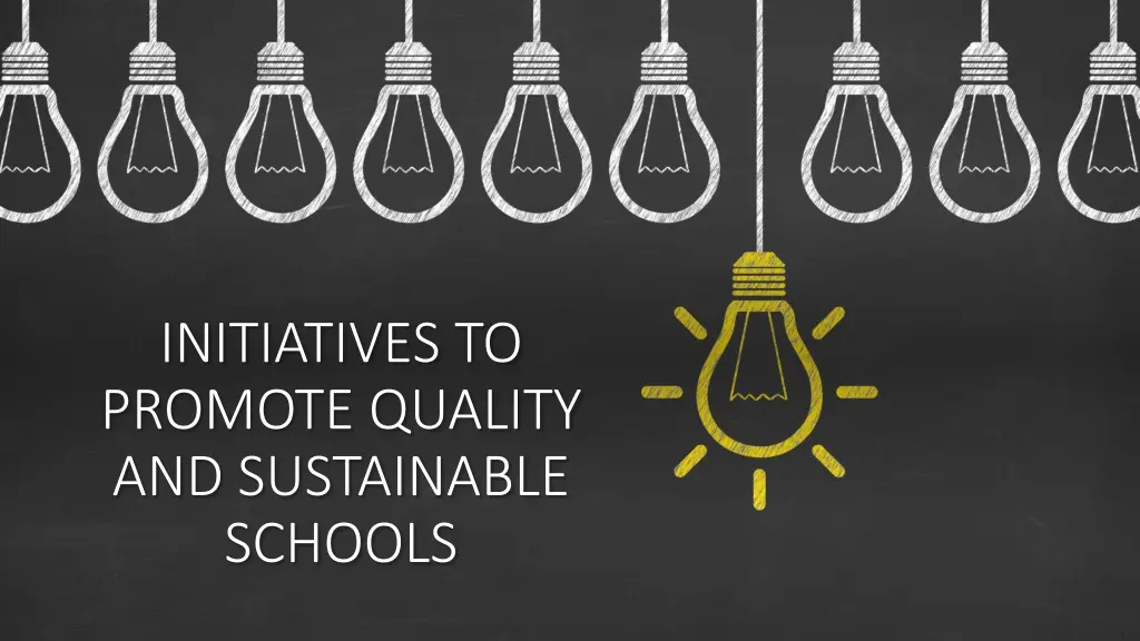 initiatives to promote quality and sustainable