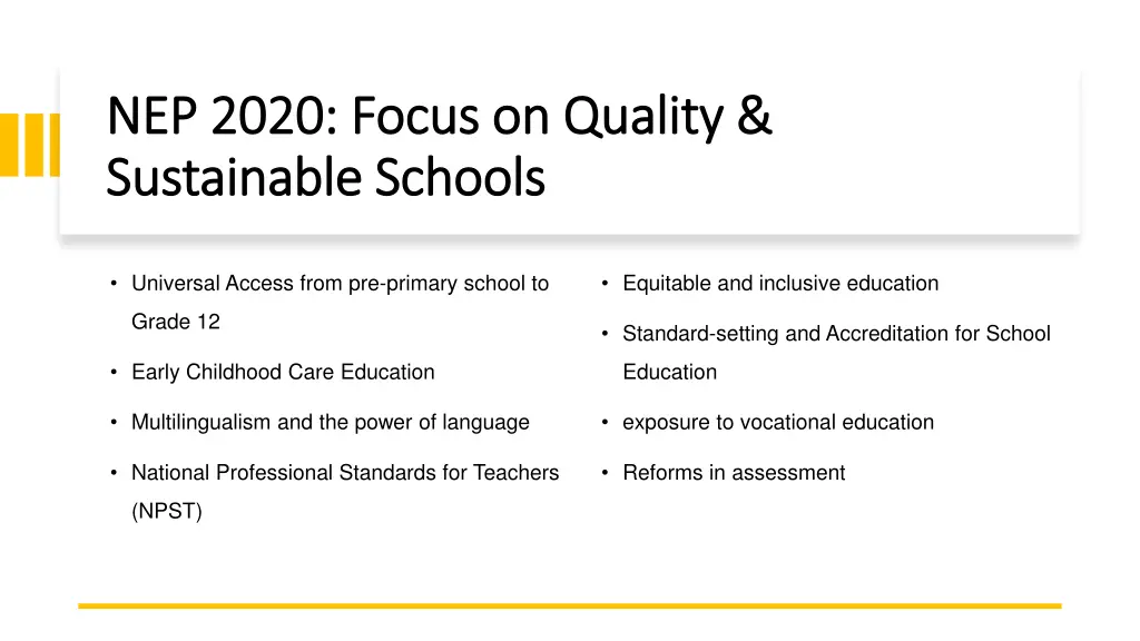 nep 2020 focus on quality nep 2020 focus