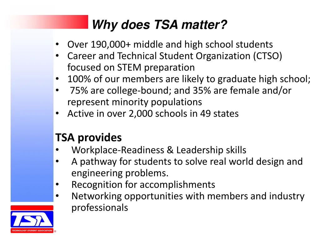 why does tsa matter