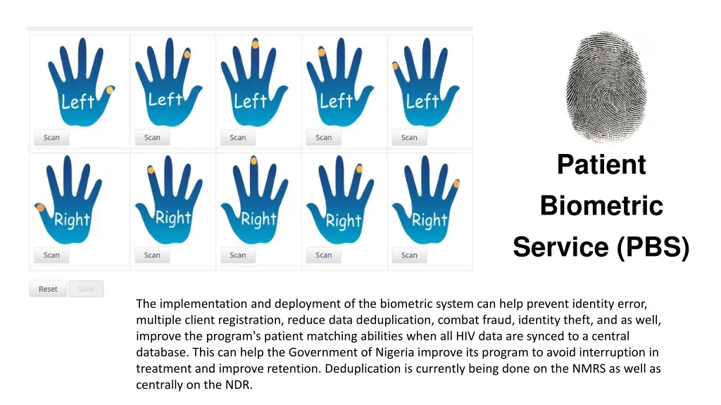 patient biometric service pbs