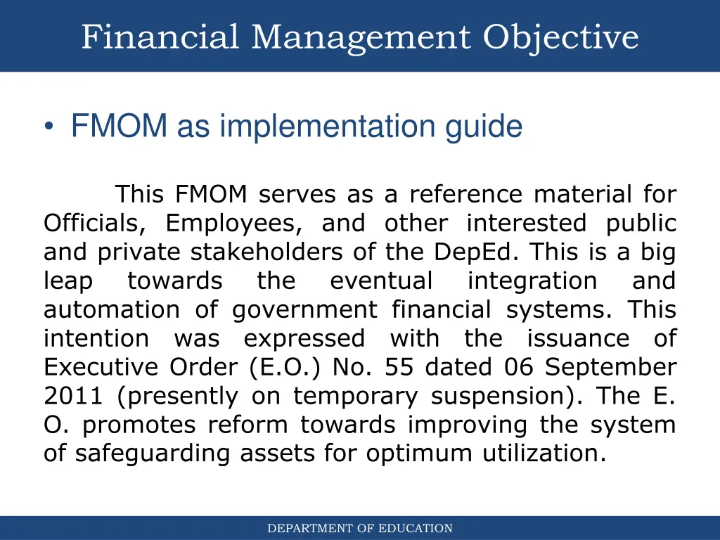 financial management objective