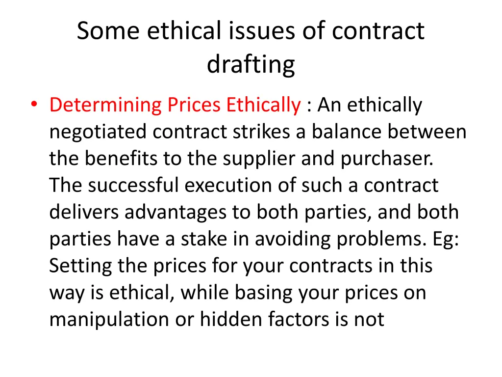 some ethical issues of contract drafting 1