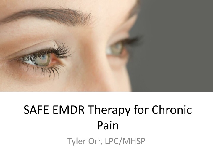 safe emdr therapy for chronic pain tyler