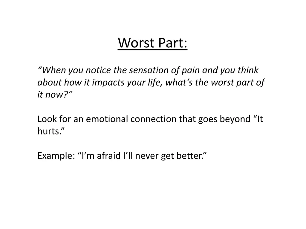 worst part