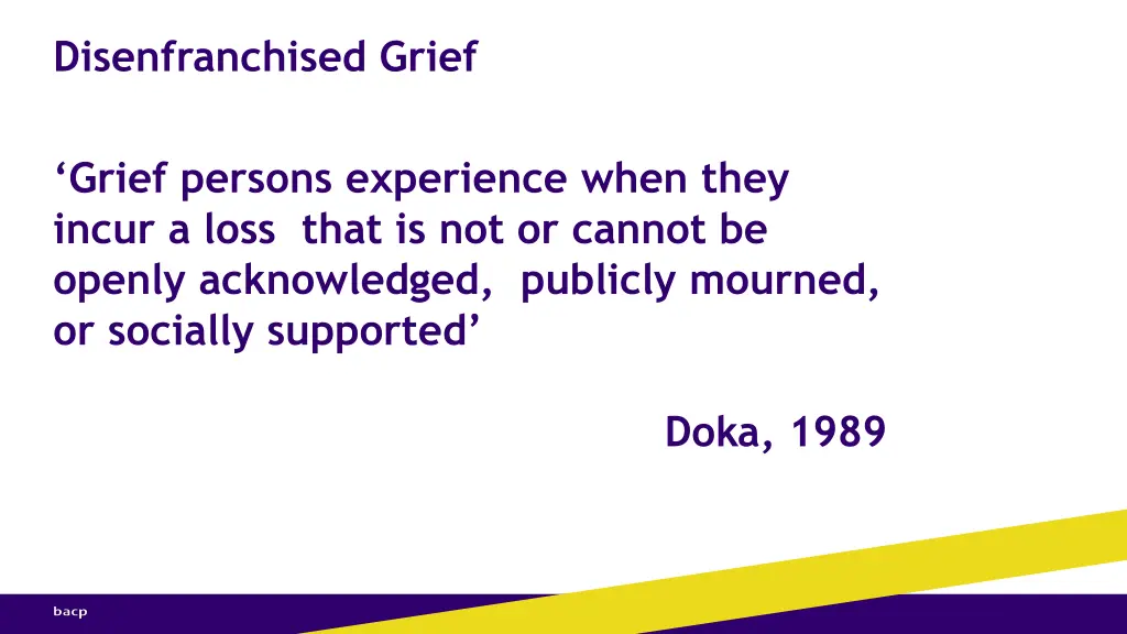 disenfranchised grief