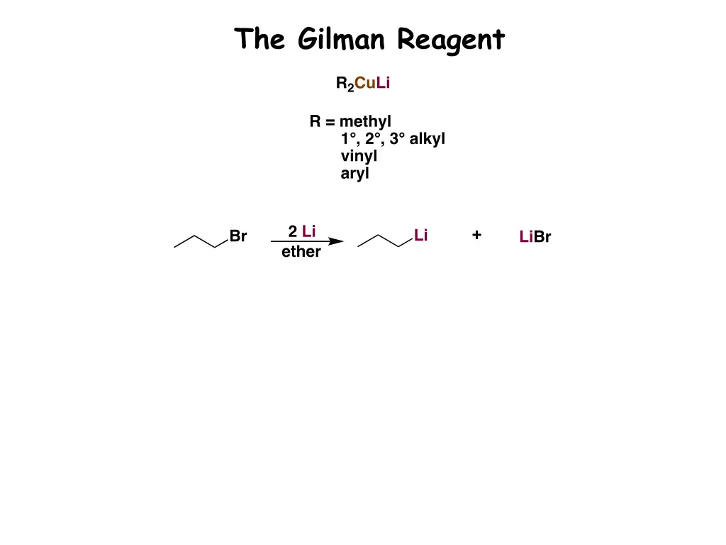 the gilman reagent 1