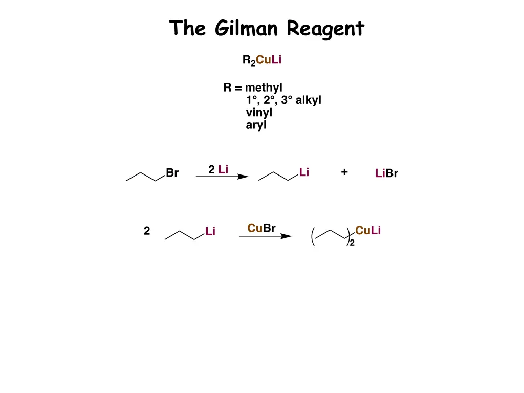 the gilman reagent 2