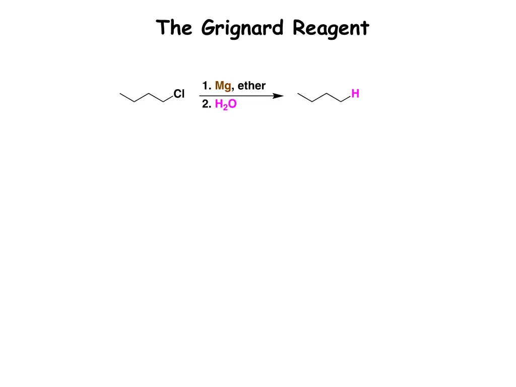 the grignard reagent 14