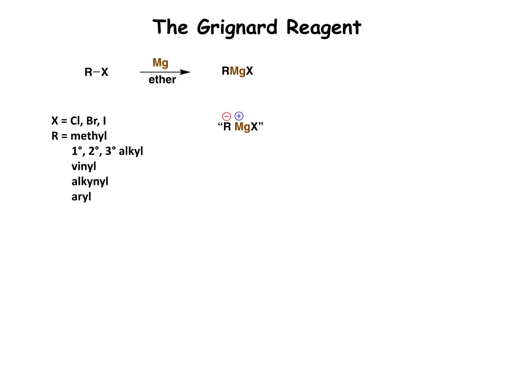 the grignard reagent 9