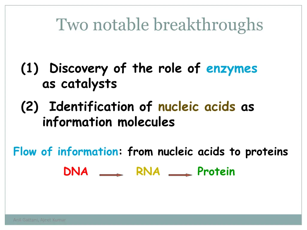 two notable breakthroughs