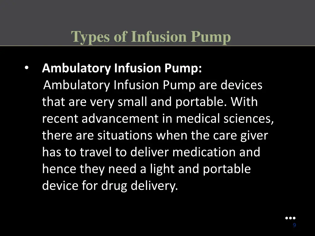 types of infusion pump 3