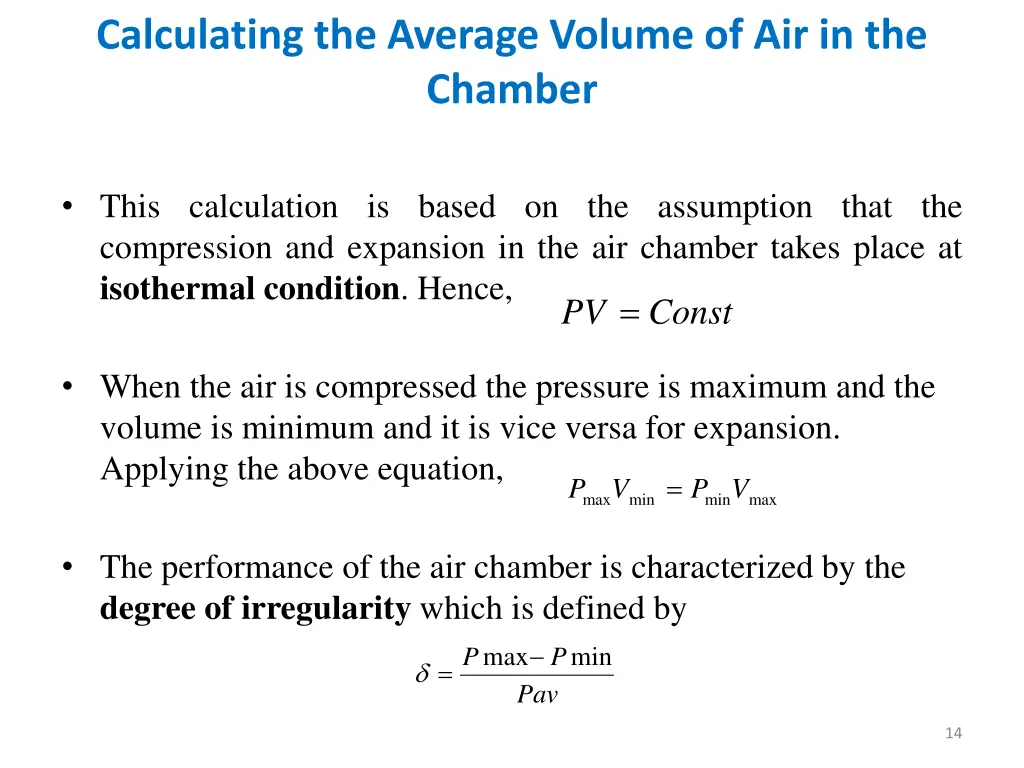 calculating the average volume