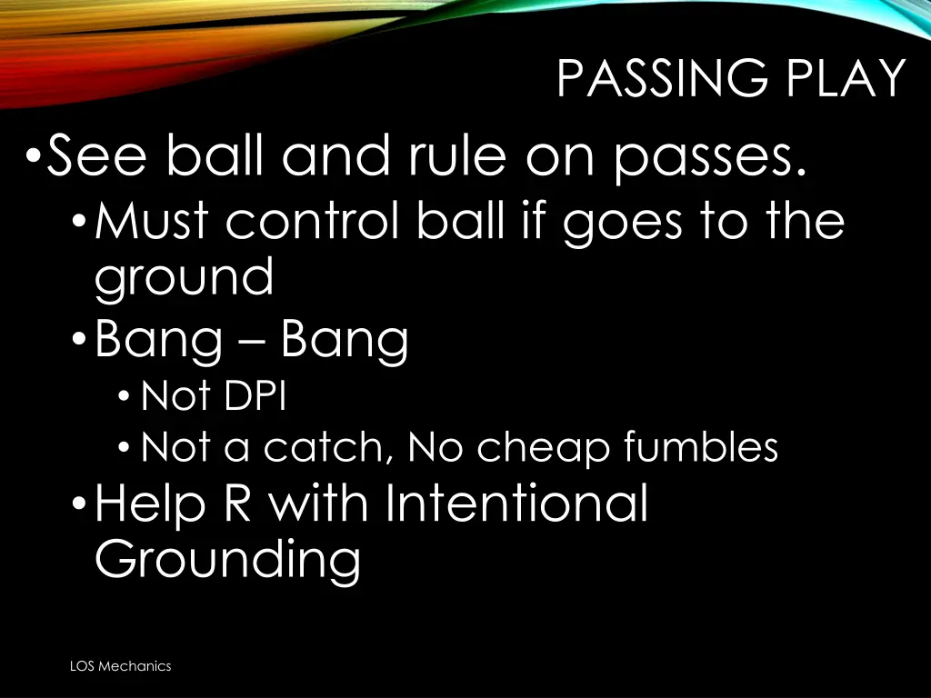 passing play 1