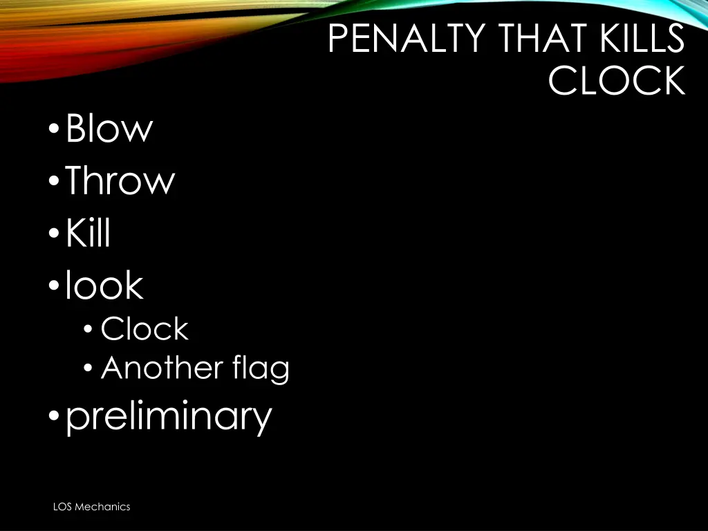 penalty that kills