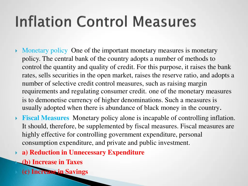 monetary policy one of the important monetary