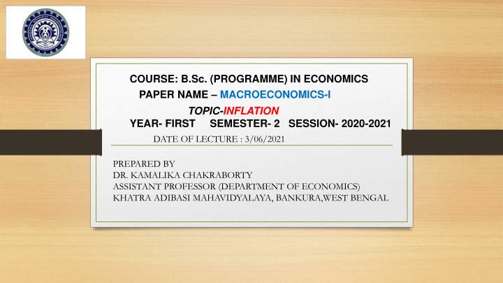 course b sc programme in economics