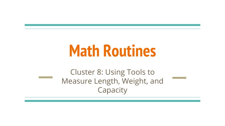 math routines