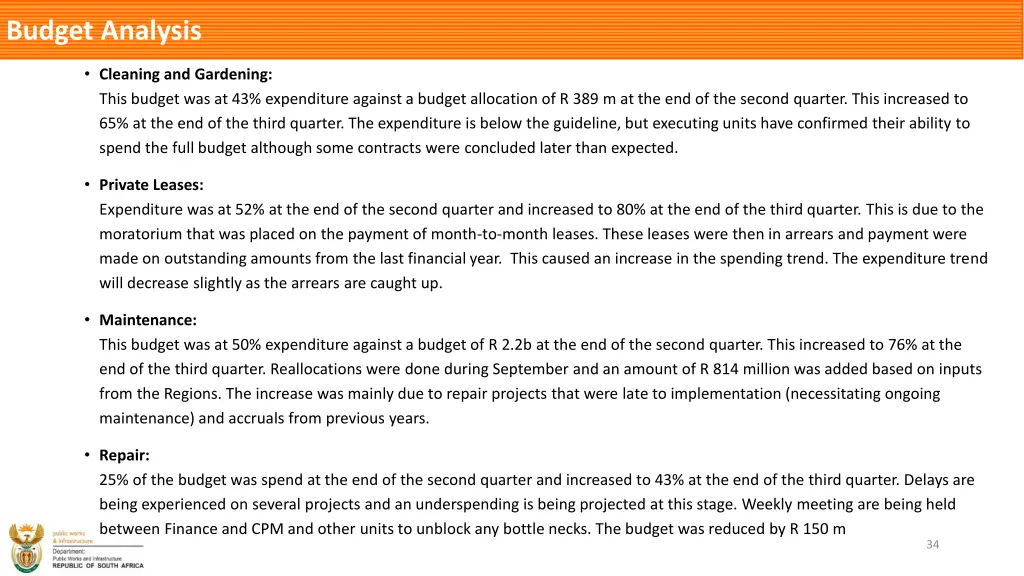 budget analysis