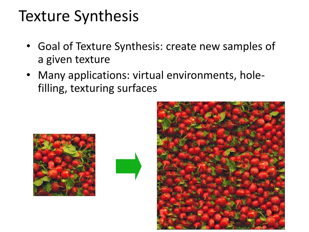 texture synthesis