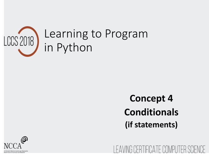 learning to program in python