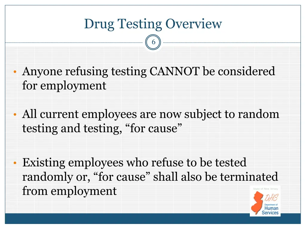 drug testing overview 2