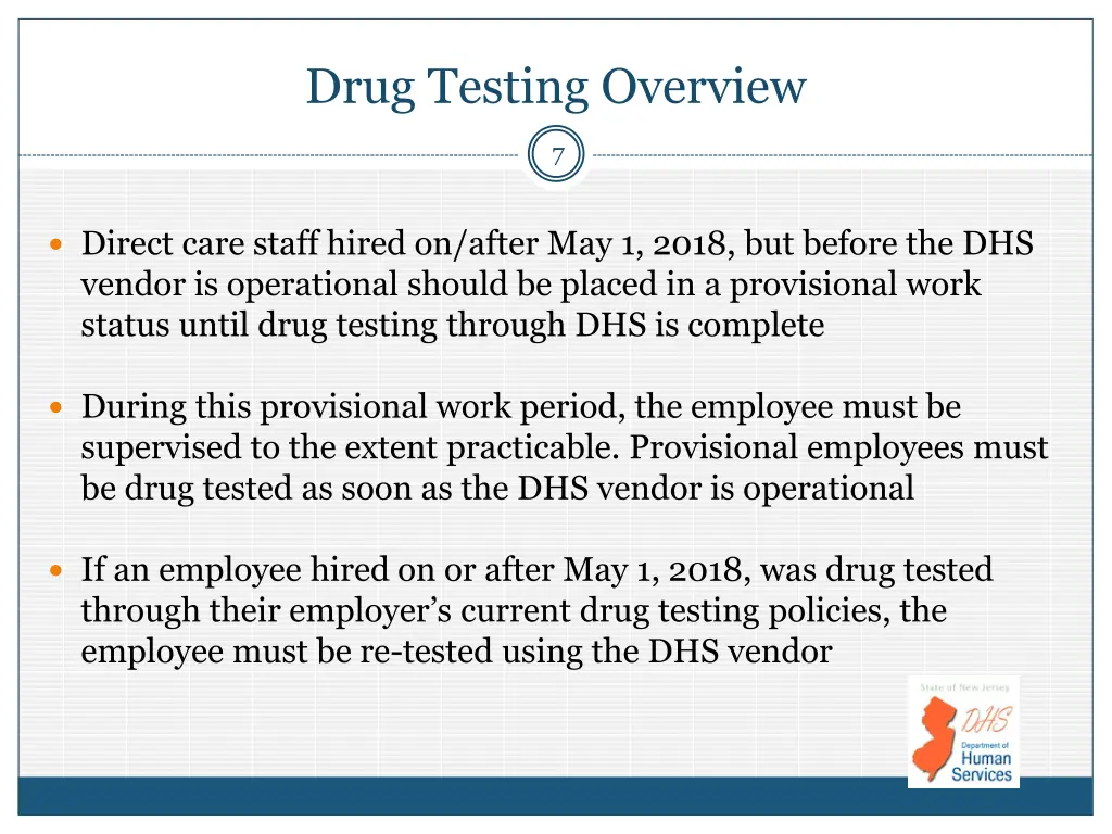 drug testing overview 3