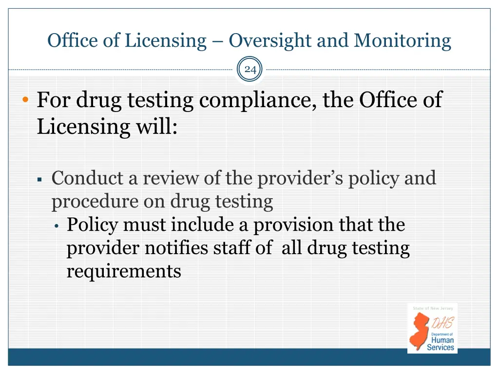 office of licensing oversight and monitoring 1