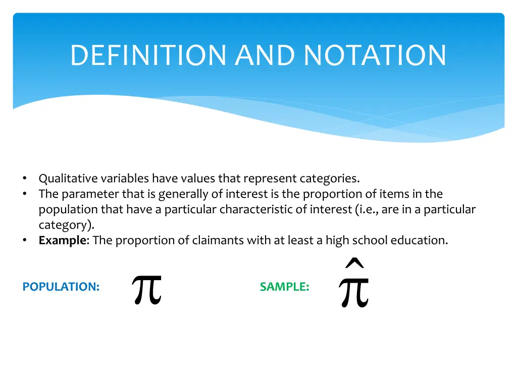 definition and notation