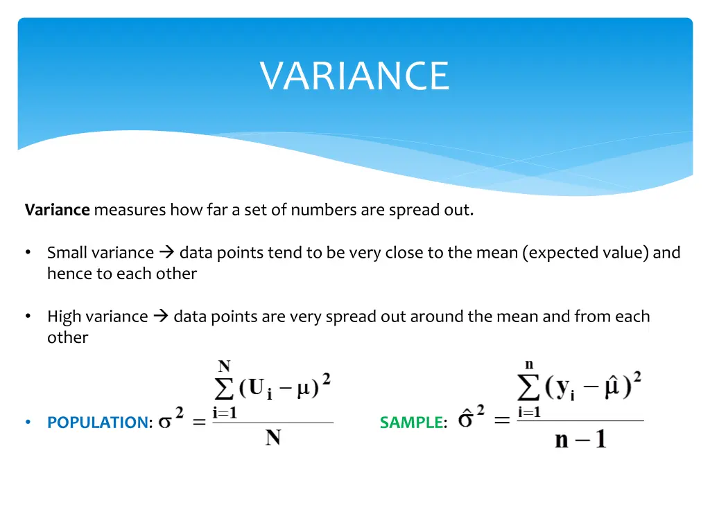 variance