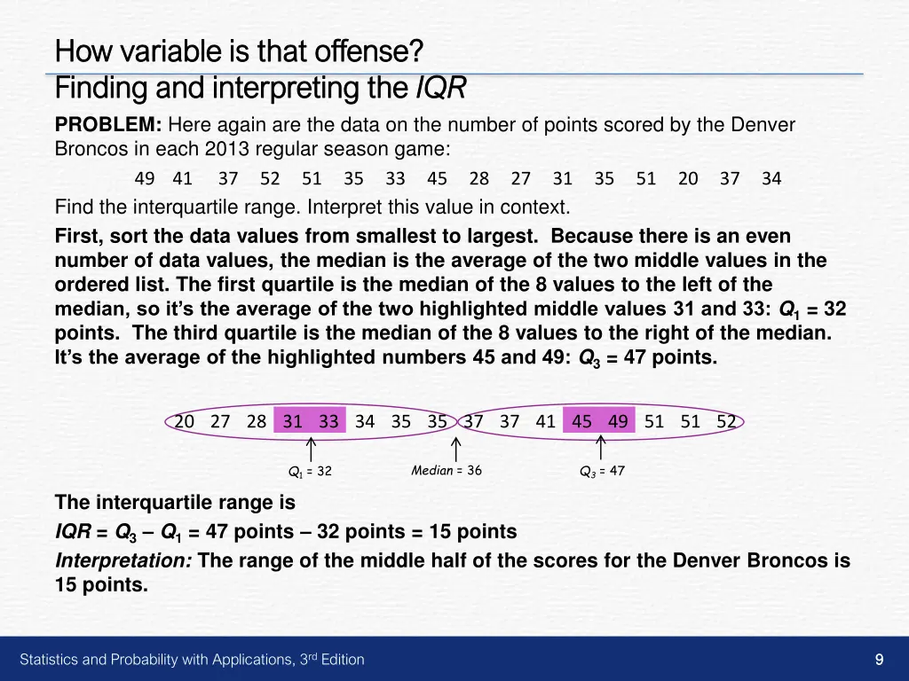 how variable is that offense how variable is that