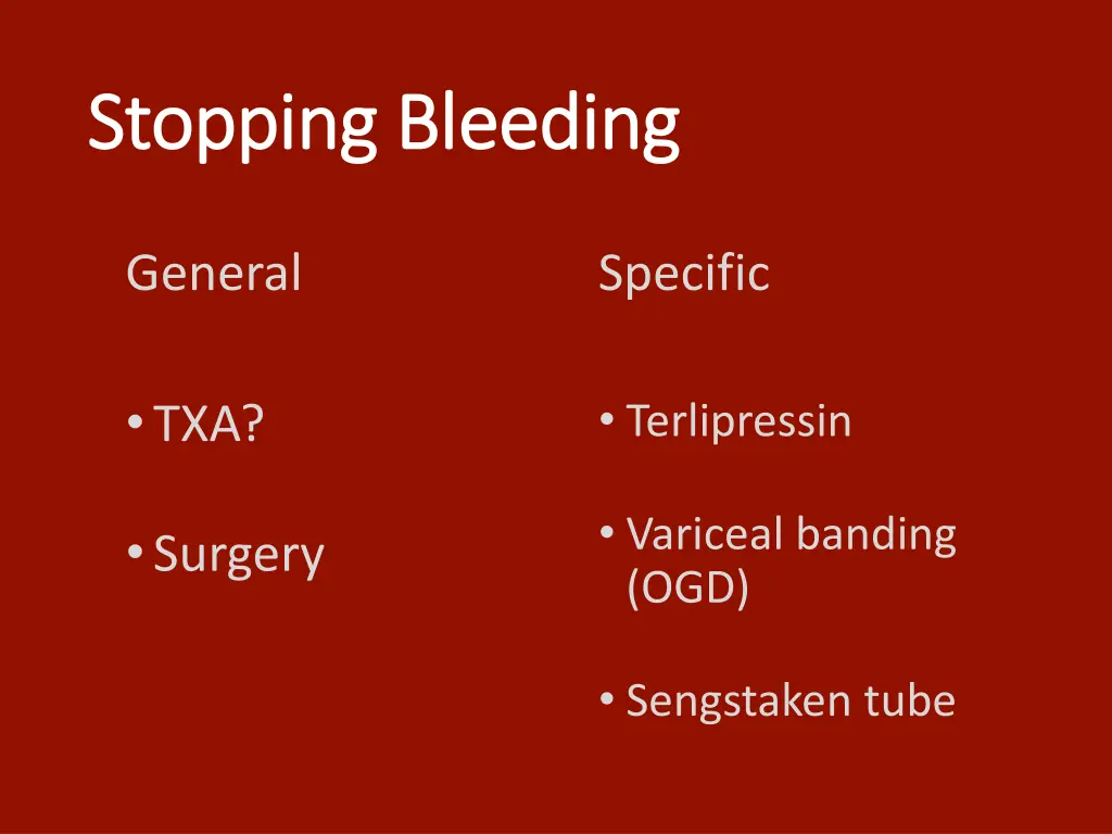 stopping bleeding stopping bleeding