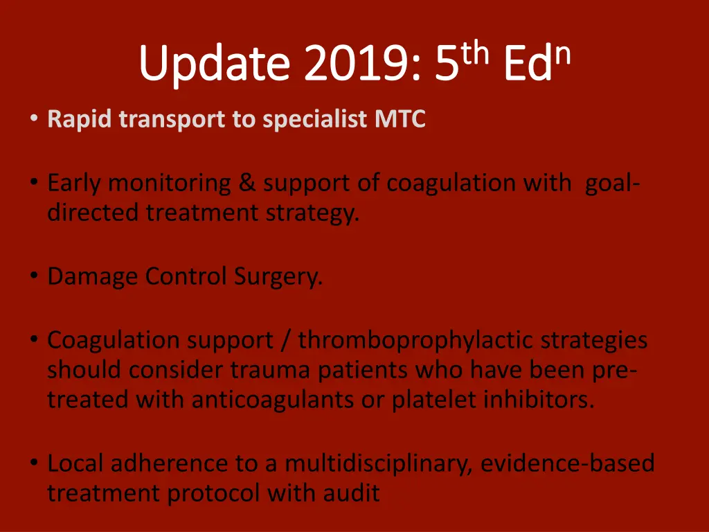 update 2019 5 update 2019 5 th th ed rapid