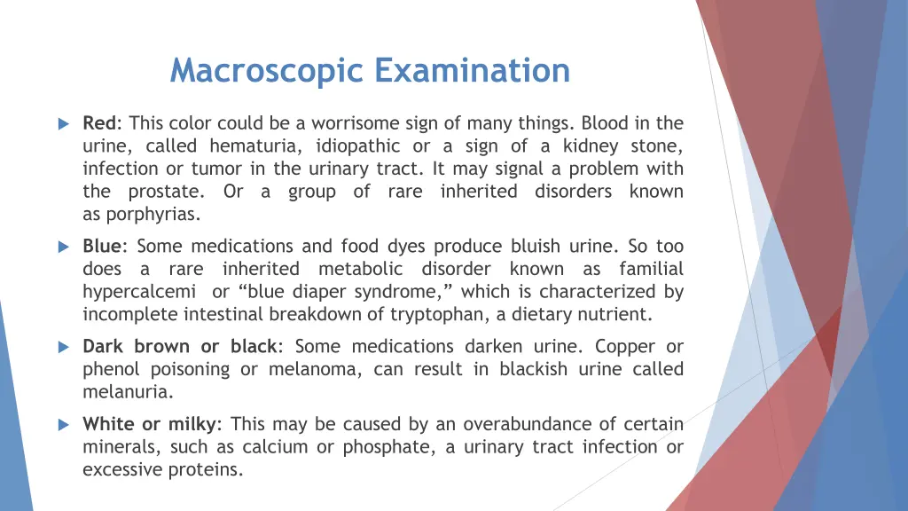 macroscopic examination 1