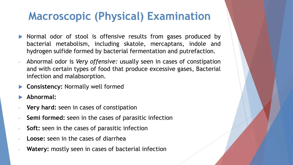 macroscopic physical examination 2