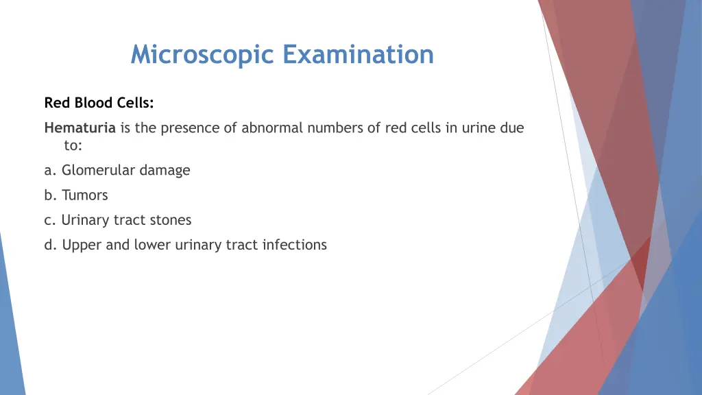 microscopic examination 1