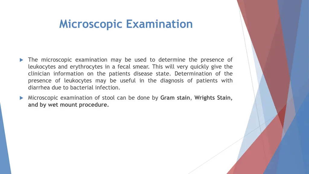 microscopic examination 7